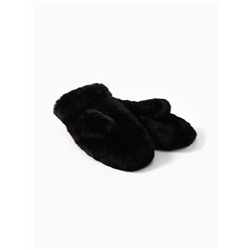 Варежки женские MINAKU, чёрные, размер 26×12 см