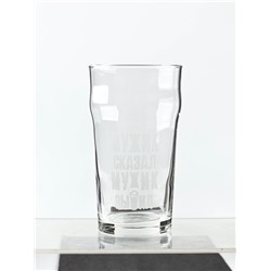 Бокал для пива с надписью «Мужик выпил!», 570 мл