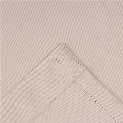 Штора блэкаут портьерная «Этель», 270×300 см, бежевая