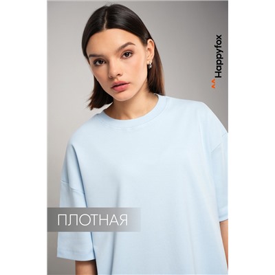 Женская футболка оверсайз Happyfox
