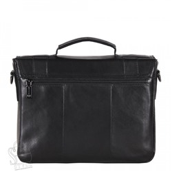 Портфель мужской кожаный 02215Z black Zinimsk