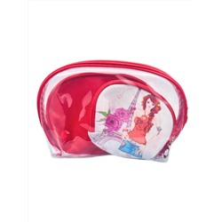 Sunflower Набор косметичек с принтом «Париж» 1-BW, 3 шт., красный 8748