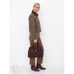 Сумка женская кожаная 91156MSS coffee Velina Fabbiano-Safenta