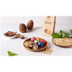 Кедровый грильяж ассорти / клюква, облепиха, черника, шишка, яблоко / 70 г / ТМ Сибирский кедр