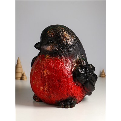 Копилка для денег «Снегирь», полистоун, с глиттером, 36×34 см