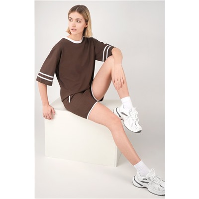 Женский костюм оверсайз из хлопка Happyfox