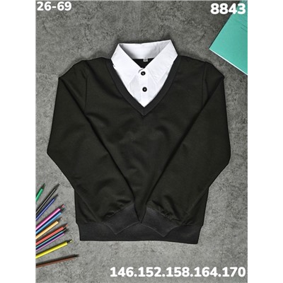 Джемпер 8843 чёрный