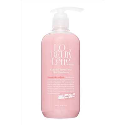 LODEURLETTE Парфюмированная маска для волос c ароматом цветка вишни / In England Colorfit Cherry Fleur Hair Treatment, 500 мл KRISTALLER, 1110719