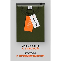 Детская однотонная футболка Happyfox
