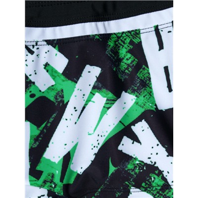 Плавки-шорты трикотажные для мальчиков, средней длины