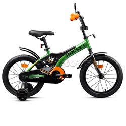Велосипед 16" Rocket Phoenix, цвет зеленый