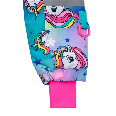 Комплект текстильный с полиуретановым покрытием для девочек: куртка, полукомбинезон