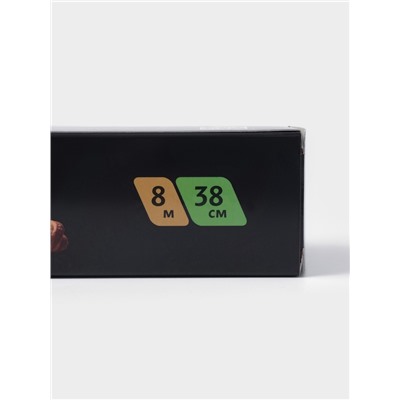 Бумага для выпечки силиконизированная Gurmanoff, 38×8 м, пергамент, белая