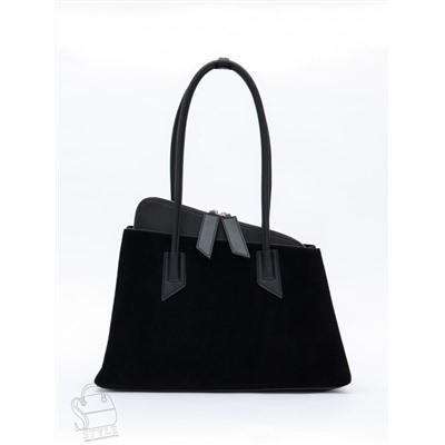 Сумка женская кожаная 6005L black Polina&Eiterou