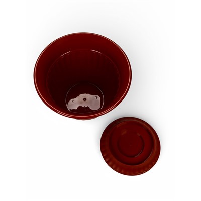 Горшок для цветов «Венеция», 10 л, пластиковый, коричневый