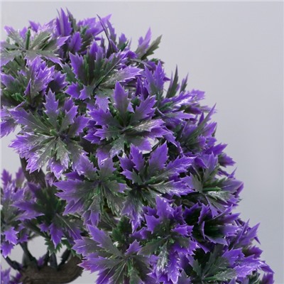 Бонсай искусственный в горшке «Деревце остролист», 10×22 см, МИКС