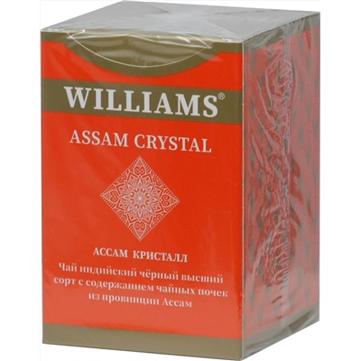 WILLIAMS. Crystal Assam. Индийский с типсами 100 гр. карт.упаковка