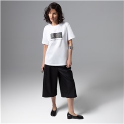 Футболка свободной посадки, Модная перезагрузка (белая)