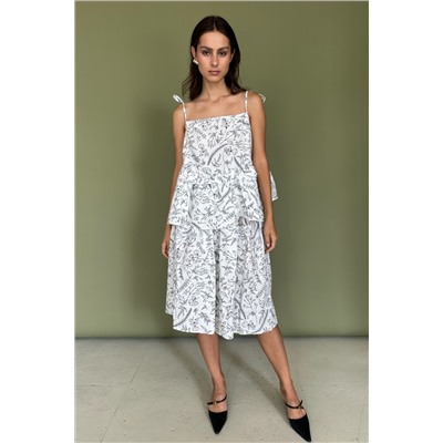 Юбка  PUFF097/01/Белый, черный