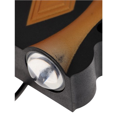 УЦЕНКА Светильник фасадный «Глосс», FSD-046, 4 Вт, 3000К, 2 луча, IP65, 220 В, пластик, черный 100