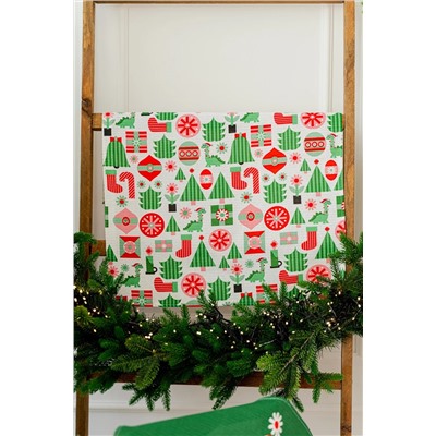 Натали Полотенце Набор кухонных полотенец Новогодняя мозайка