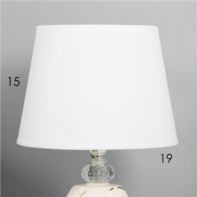 Лампа настольная «Дух» 1×40 Вт Е14 белый 20×20×34 см