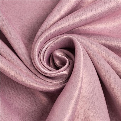 Штора портьерная на люверсах «Этель. Классика», светло-розовая, 270×300 см