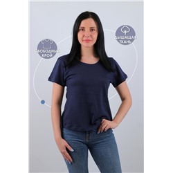 Футболка женская №GL809 (Темно-синий)