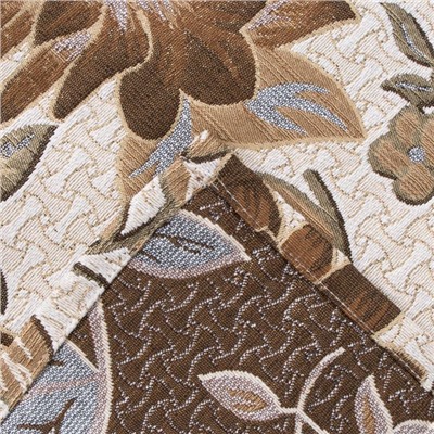 Покрывало гобеленовое Этель «Роскошь», золотой, 140×200 см, п/э 80%, хл 20% (450 г/м²)