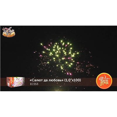 Фейерверк ЕС553 Салют да любовь (1" х 100)