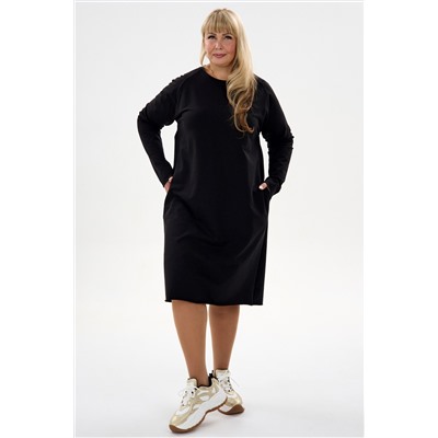 Платье футер-реглан