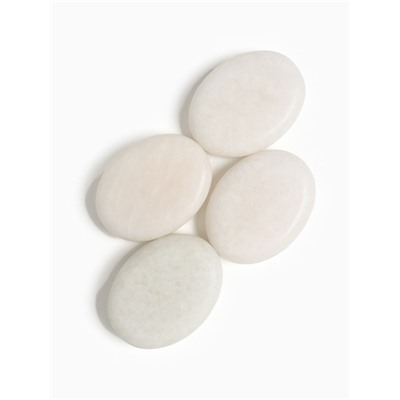 Камни для СПА 6×8 белый мрамор, 4 шт.