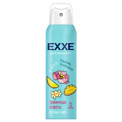 EXXE Дезодорант жен150мл (спрей) Тропическая свежесть Tropical freshness/6