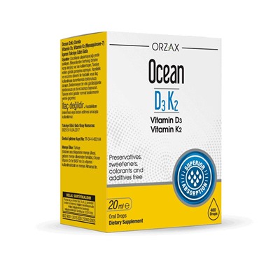 ORZAX OCEAN D3K2 в каплях 20 мл