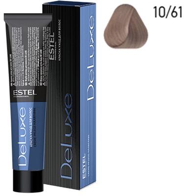 ЭстельDeLuxe Крем-краска для волос 10/61 Светлый блондин фиолетово-пепельный 60 мл