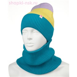 17-36-L Комплект флис (колпак+снуд) (50-54)