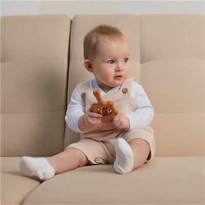 Комбинезон детский вязаный MINAKU, рост 86-92, бежевый