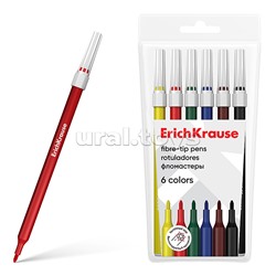 Фломастеры "light" 6 цветов (в футляре с европодвесом 6 шт)