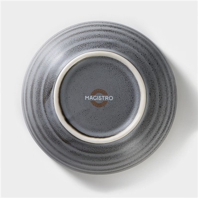 Салатник Magistro Urban, 260 мл, d=12 см, фарфор, серый