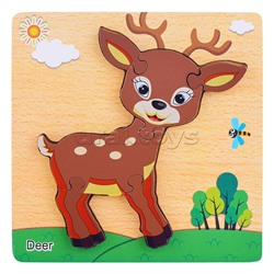 Пазл-вкладыш "Олененок"