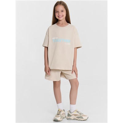 КОМПЛЕКТ ДЛЯ ДЕВОЧЕК (ФУТБОЛКА, ШОРТЫ) 397741