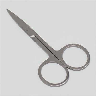 Ножницы маникюрные QF, прямые, широкие, 9 см