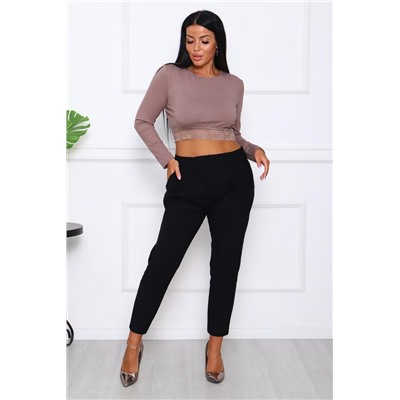 Топ с рукавом 24654 (Капучино)