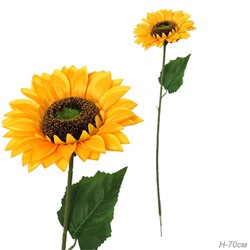 Цветок искусственный Подсолнух 70 см диаметр цветка 17 см / 149NA-47 /уп 4/200/600/