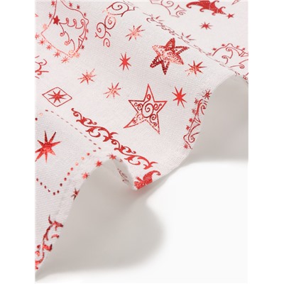 Скатерть новогодняя «Этель. Новогодняя», 140×180±5 см, 80% п/э, 20% лён, 120 г/м²