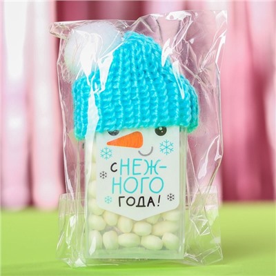 Конфеты драже в банке «Снежного года», с витамином С, мята, 18 г