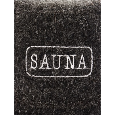 Шапка для бани и сауны «Панама», полиэфир 70%, шерсть 30%