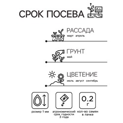 Семена  цветов Шток-роза Ассорти, смесь окрасок, О, 0,2 г
