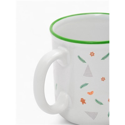 Кружка чайная новогодняя «Тепла и уюта», 340 мл
