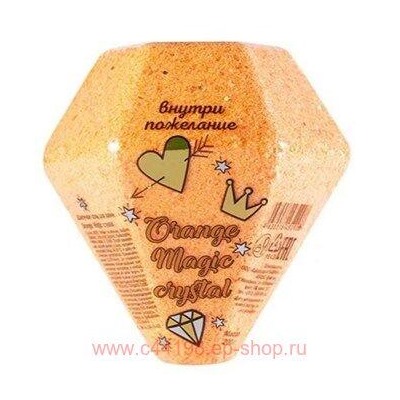 Лаборатория Катрин Шипучая соль для ванн Orangе Magic crystal 200гр 15079